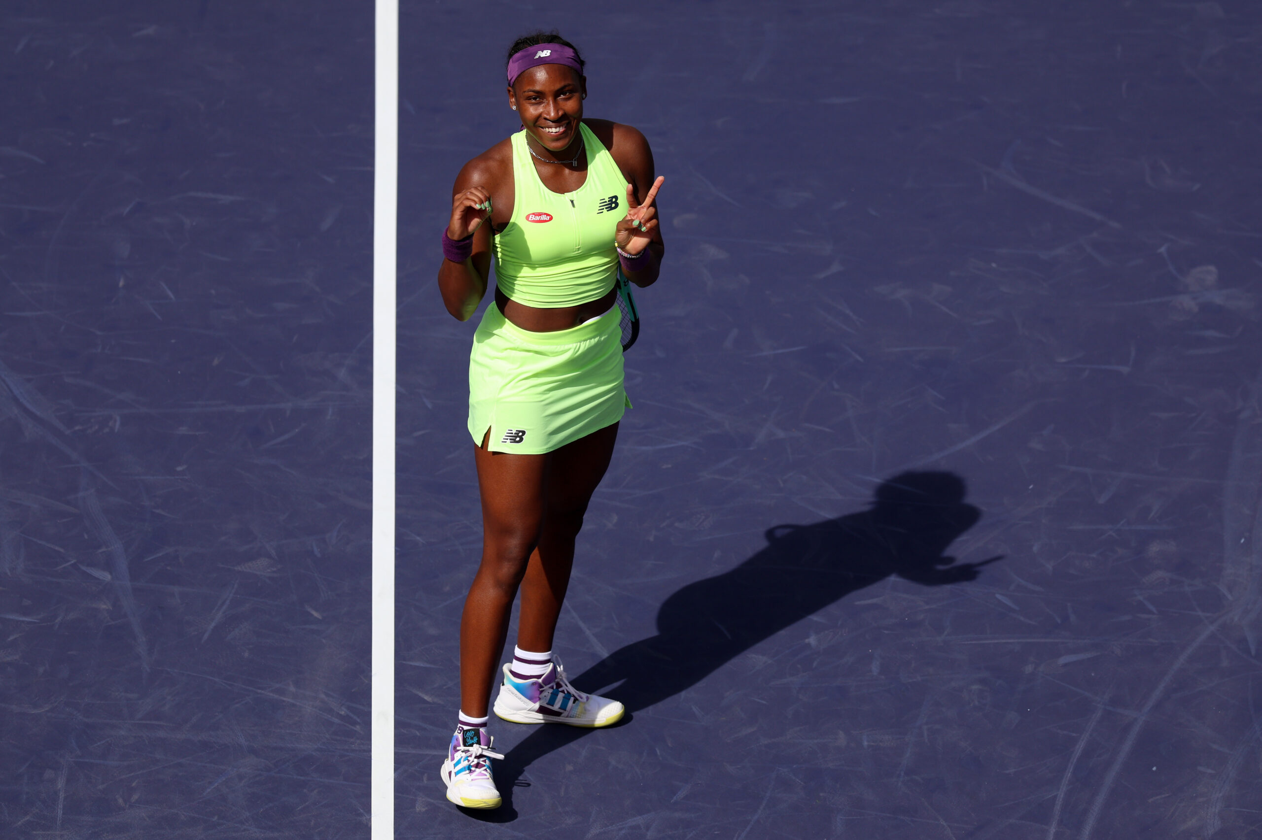 Coco Gauff, on her birthday, plays 'best match' since Australian Open