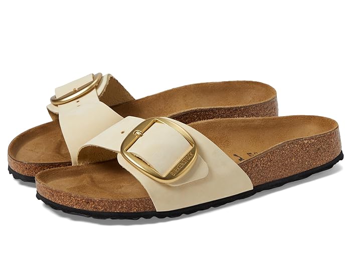 Birkenstock Madrid Big Buckle - Nubuck Leather | Zappos.com