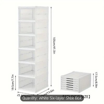 1pc Stackable Shoe Storage Box Profile Picture