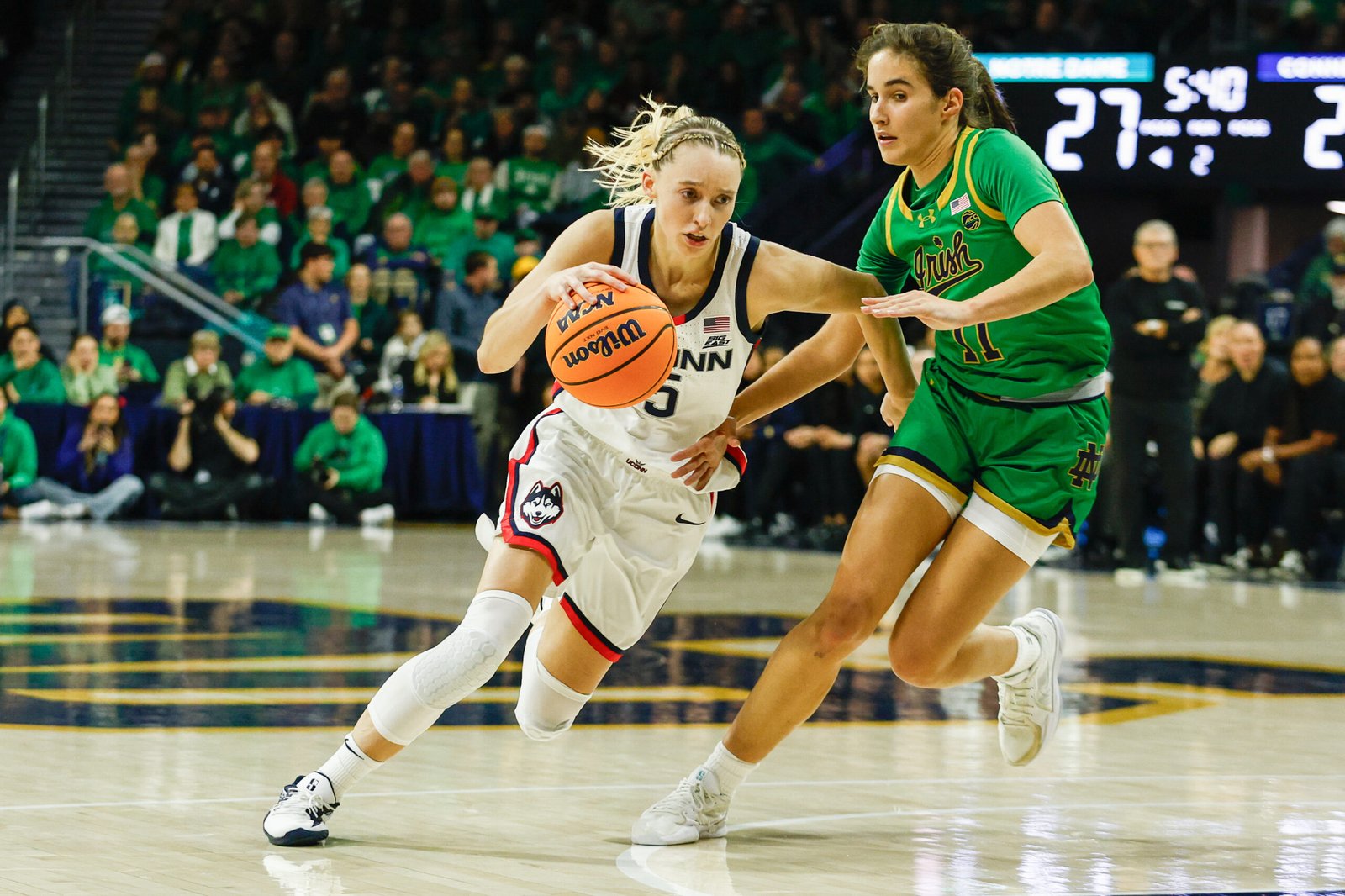 Notre Dame's win over UConn sets season's viewership high